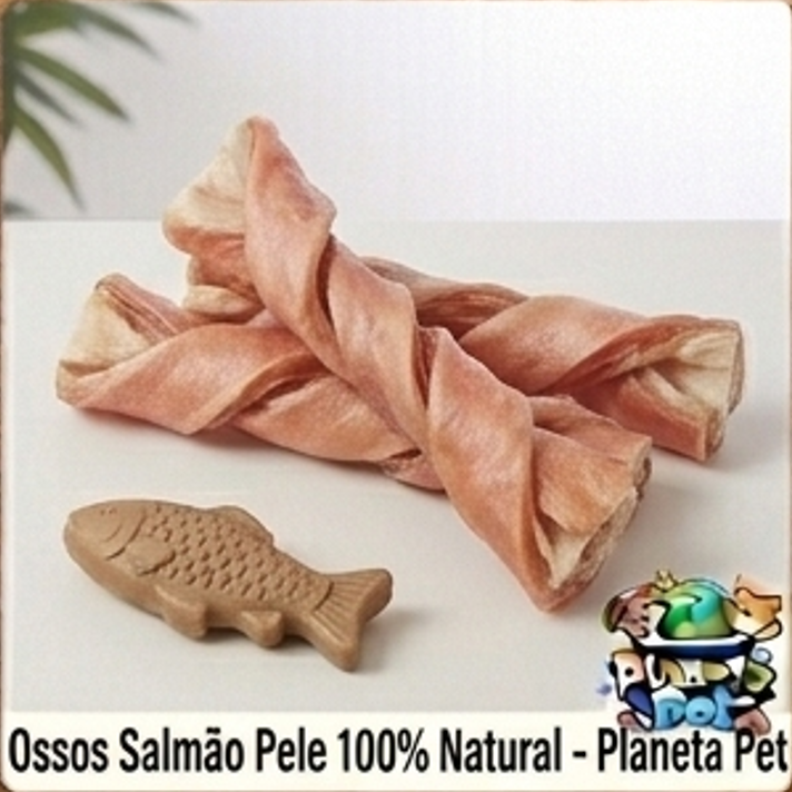 Osso de Pele de Salmão 100% Natural
